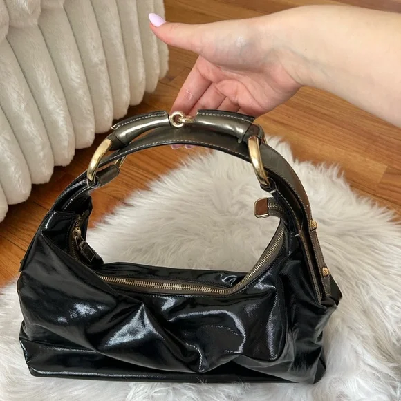 Black Gucci Women's Bag VINTAGE